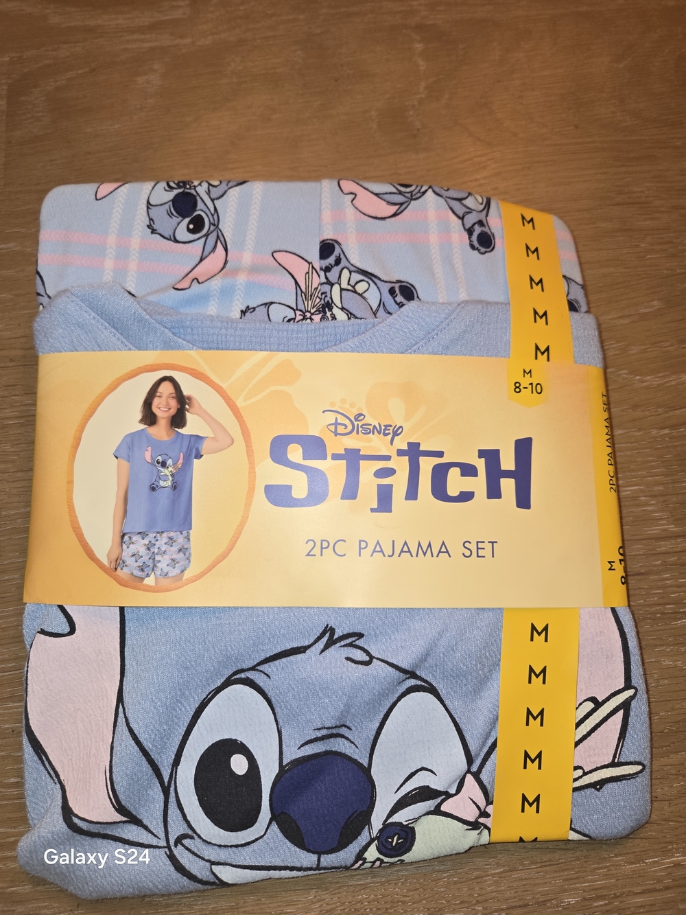 Disney Stitch 2-Piece Pajama Set - Womens M New